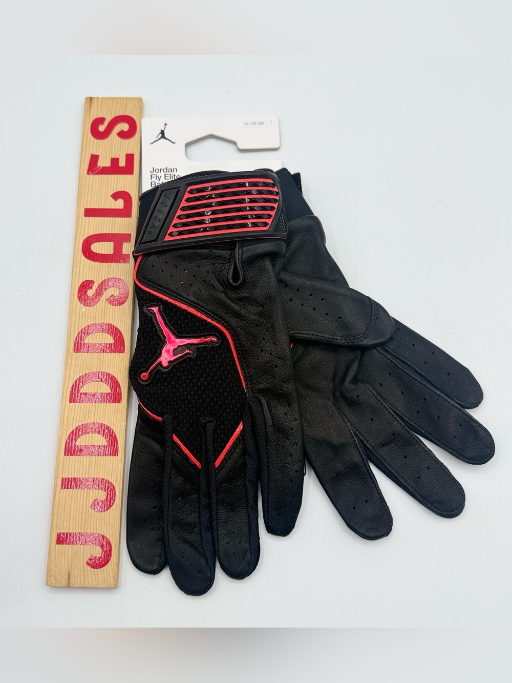 Nike Air Jordan Fly Elite Baseball Batting Gloves Black Red FV5474-070 Men’s XL